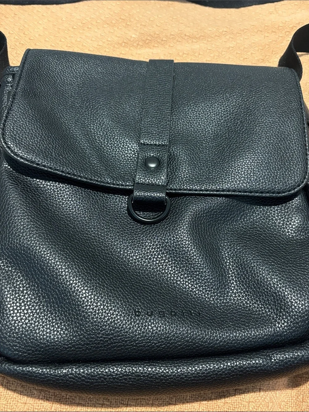 Men’s Bugatti black crossbody bag